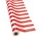 Fun Express Red and White Striped Tablecloth Roll (100 ft) Circus Carnival Party Supplies